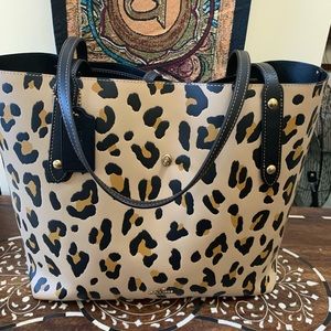 Coach Leopard Tote